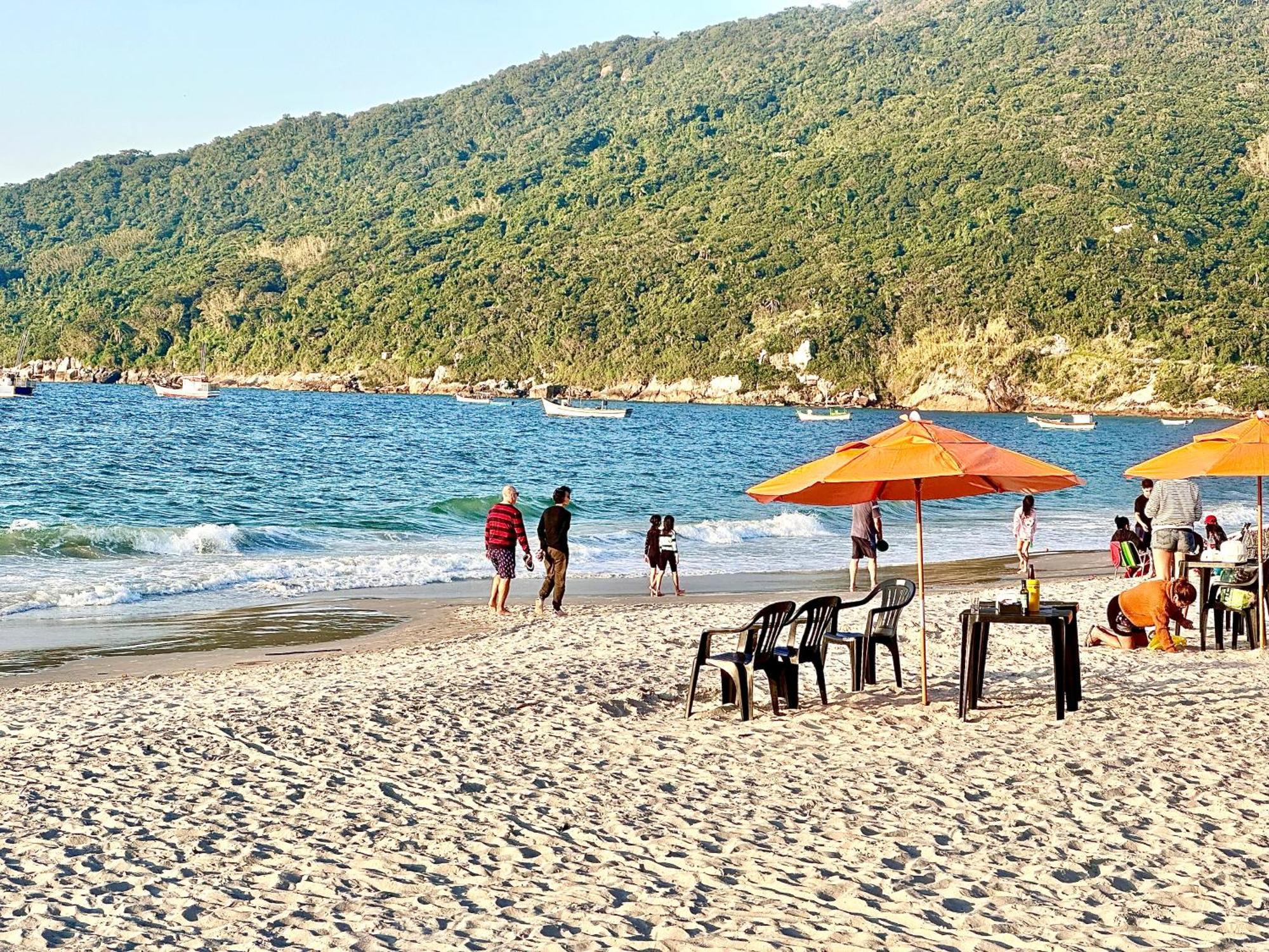 Centrinho, Churrasqueira E Piscina, Familia, Vista Mar Флорианополис Экстерьер фото